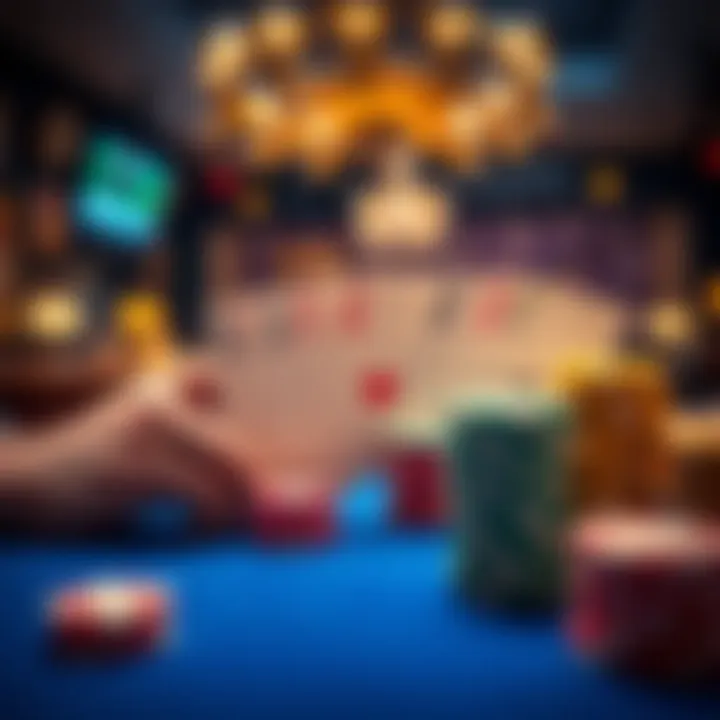 Strategic guide illustrating betting techniques for maximizing royal flush potential.