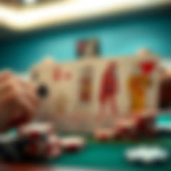 Chart showing the historical significance of royal flush in poker gameplay.