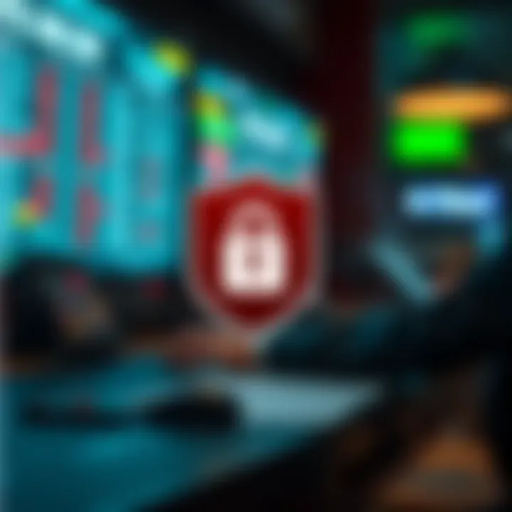 An illustration of security measures in online betting services.