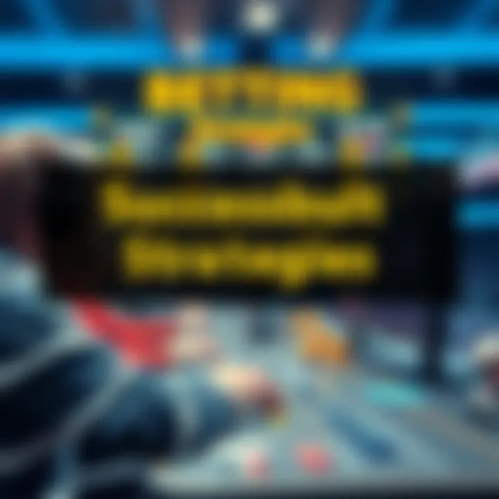 An infographic displaying successful betting strategies in esports