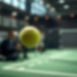 Illustration representing tennis odds concept
