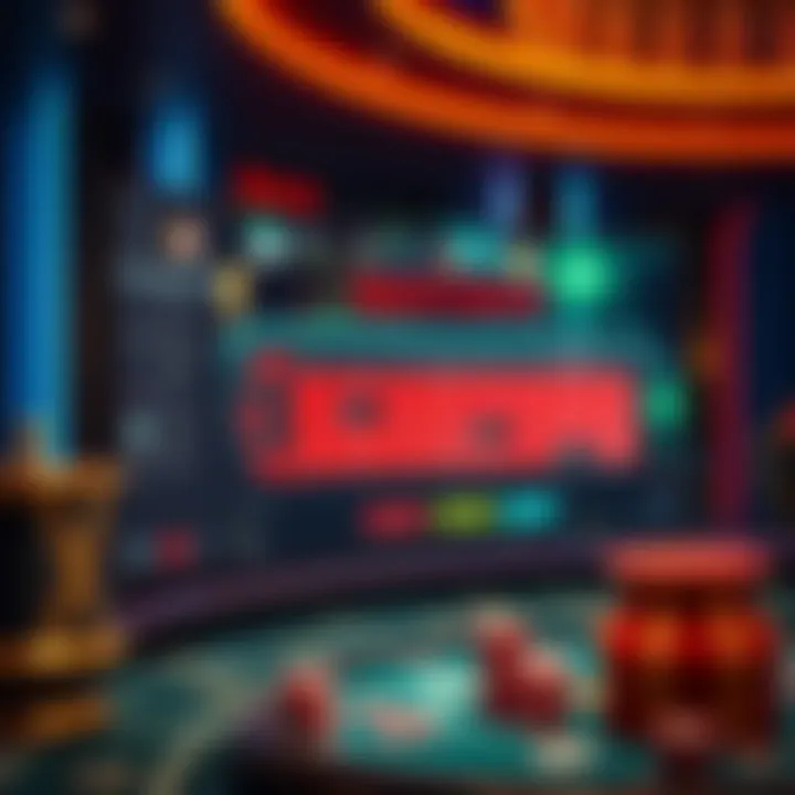 An online baccarat platform showcasing its user interface