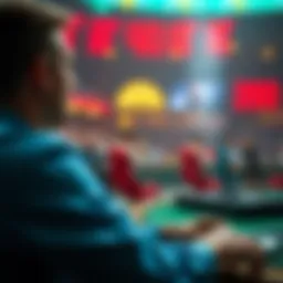 Conceptual illustration of international betting markets