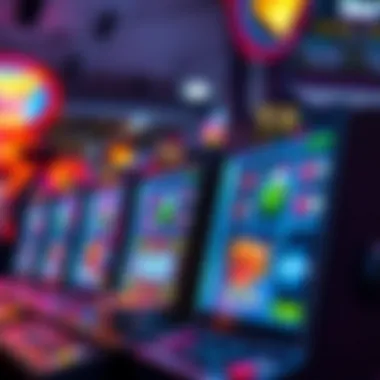 A detailed view of innovative slot game features