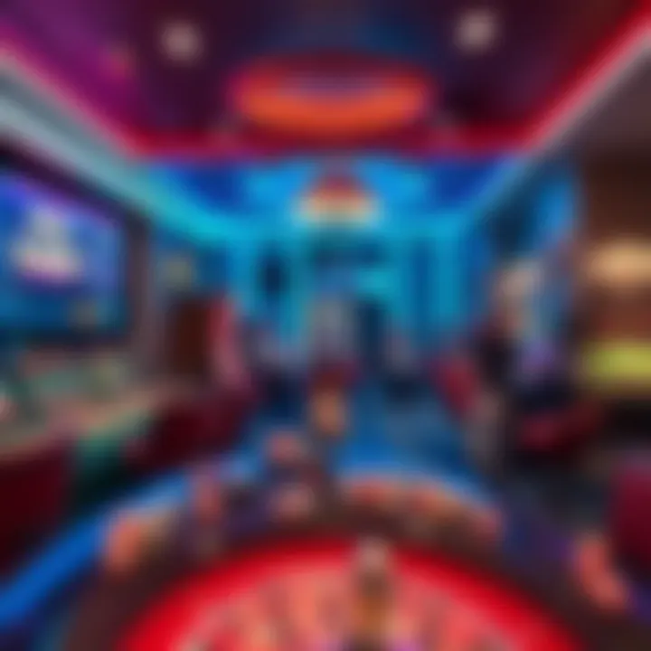 Engaging visual of a virtual casino environment highlighting dual gameplay appeal