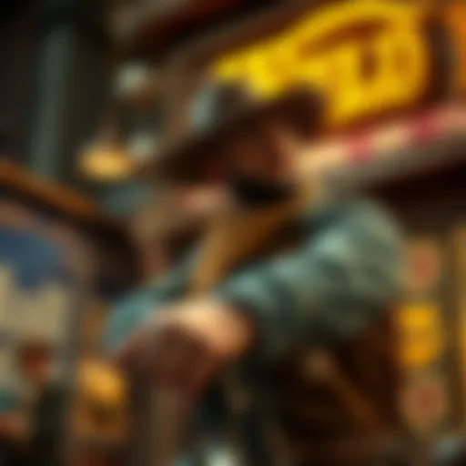 A dynamic representation of Wild West Gold Megaways gameplay